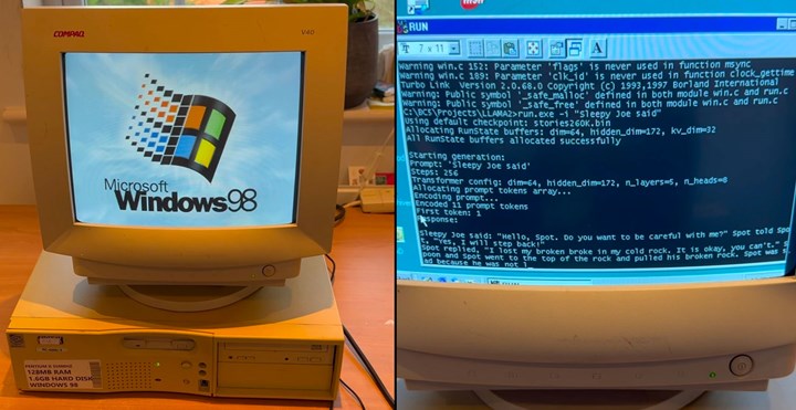 Nostaljik donanımda modern teknoloji: Pentium II'de yapay zeka çalıştırıldı