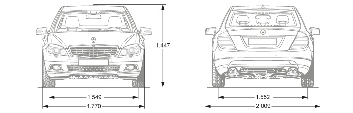  bmw 3.20d, mercedes c180k, audi a4 1.8