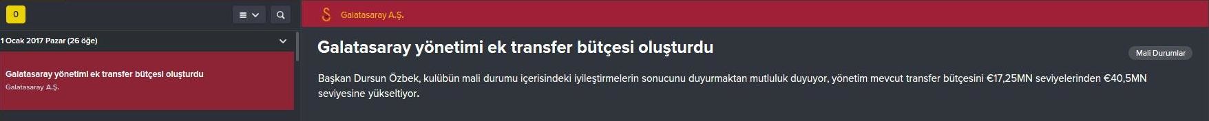  FM 2016 Galatasaray Kariyeri  -Yine yeniden- (3. sezon basladi)