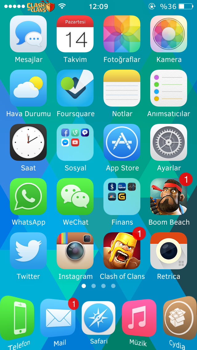  ~ iOS 7 font paylaşım konusu ~