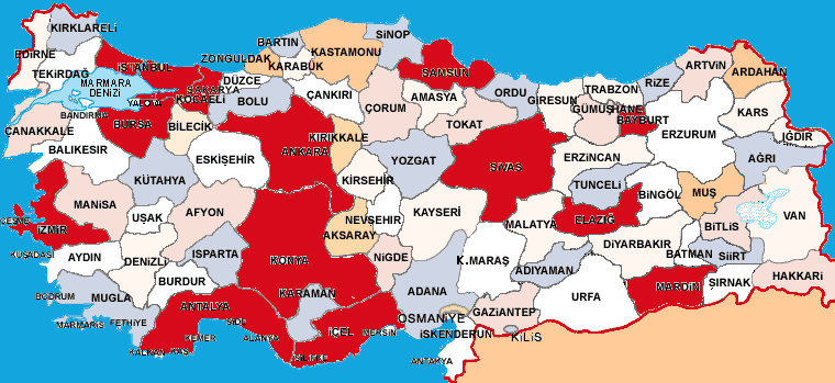 Карта турции амасья