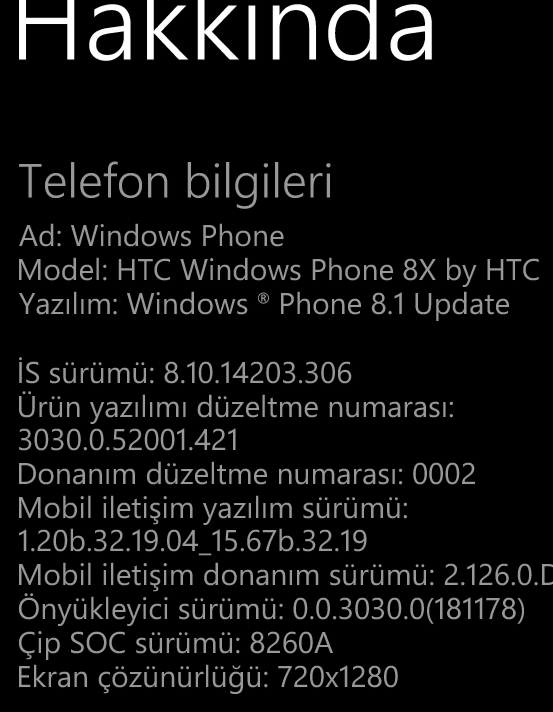  # HTC WİNDOWS PHONE 8X ANA KONU # ORJİNAL WP 8.1 GÜNCELLEMESİ GELDİ #