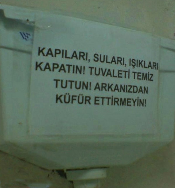  Tuvalet Yazıları