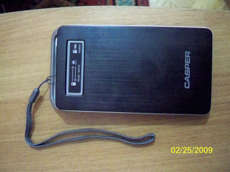  Casper 320GB 2,5'' usb & e-sata İncelendi&Resimlendi