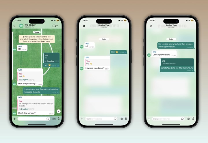 WhatsApp konu başlıklarıyla grup sohbetleri düzenleniyor