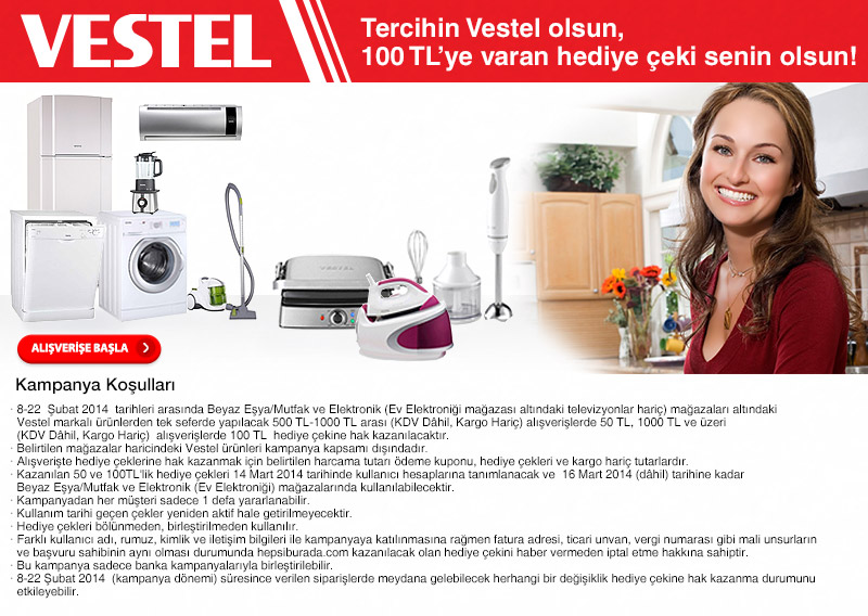  Hepsiburada alışverişlerinde 50 100 150 TL çek