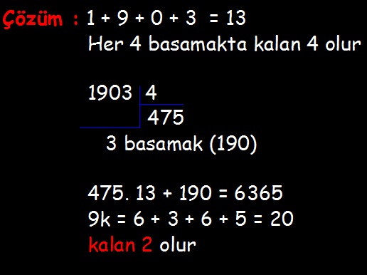  matematik sorusu