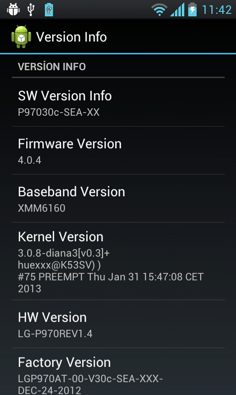  LG OPTIMUS BLACK P970 GINGERBREAD 2.3 ve ICS 4.0.4 ROOTLU ROMLAR