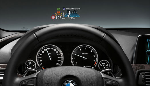  Jetlerdeki sistem, Head-Up Display ile BMW’lere geliyor !