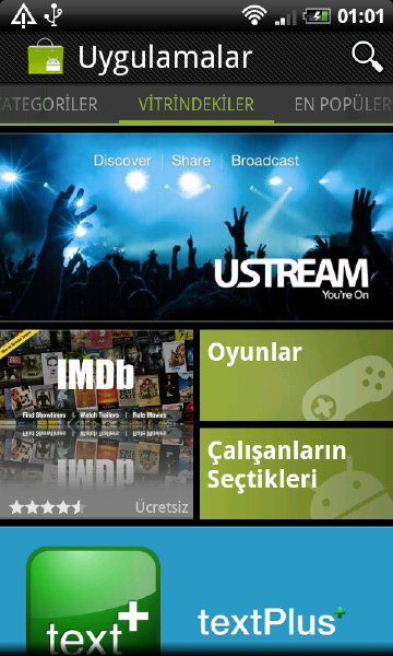  !!!<<<HTC DESIRE HD İÇİN UYGULAMA-OYUN REHBERİ>>>!!!