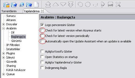  Azureus programı çalişmiyor ?