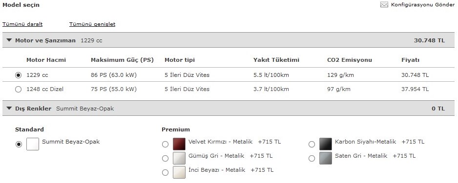  Yeni Aveo Sedan 1,2 LS