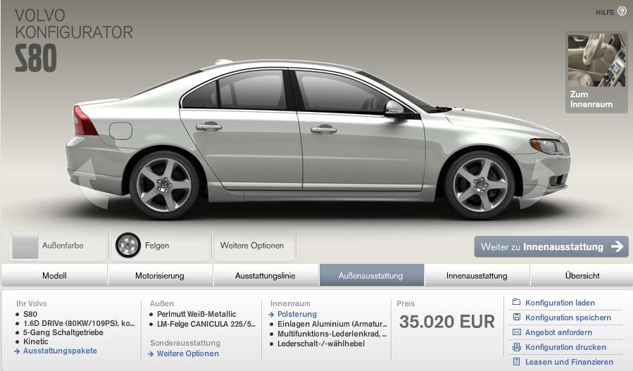  VOLVO S80 1.6D  76.428 TL