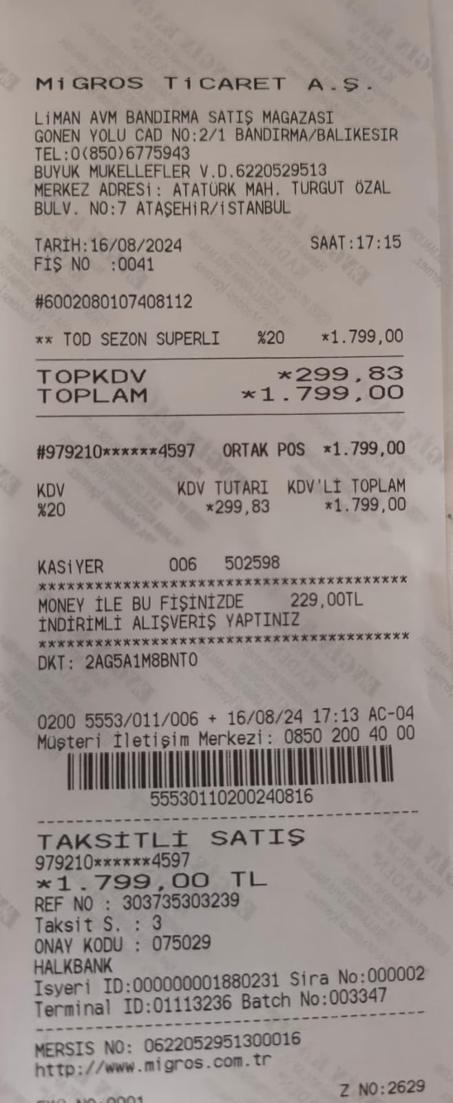 TOD Yıllık Süper Dolu Paket - Aylık 129 TL