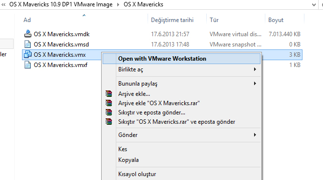  Windows üzerinden VMware ile sürüm düşürme nasıl yapılır? RESİMLİ ANLATIM (Iphone 4S - Ipad 2)