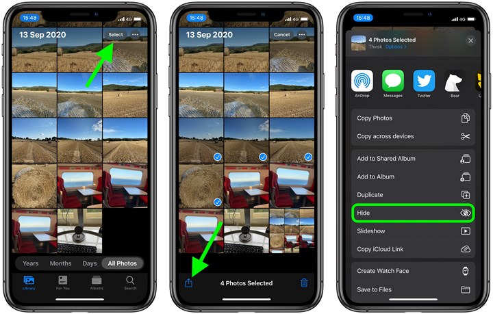 iPhone'daki fotoğraflar nasıl gizlenir? İşte hiçbir uygulama indirmeden fotoğraf gizleme