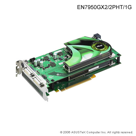  ASUS EN7950GX2/2PHT/1G  1GB LİK KRALL