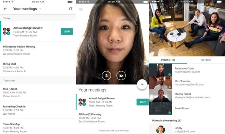Google'dan kurumsal Hangouts sürümü: Google Meet