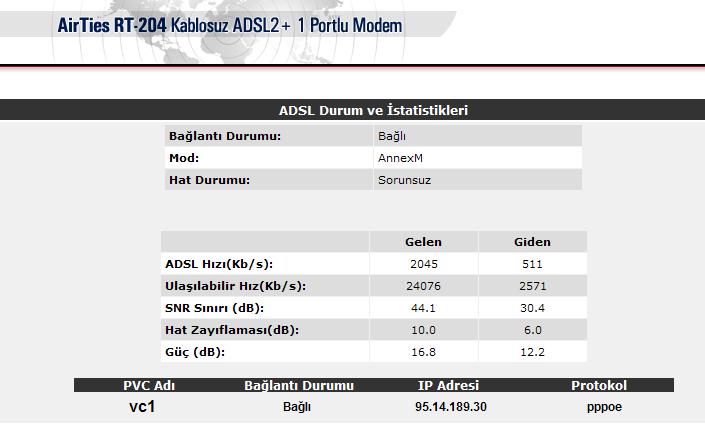  Hattımın Alabildiği Max. Hızı Nasıl Öğrenebilirim?