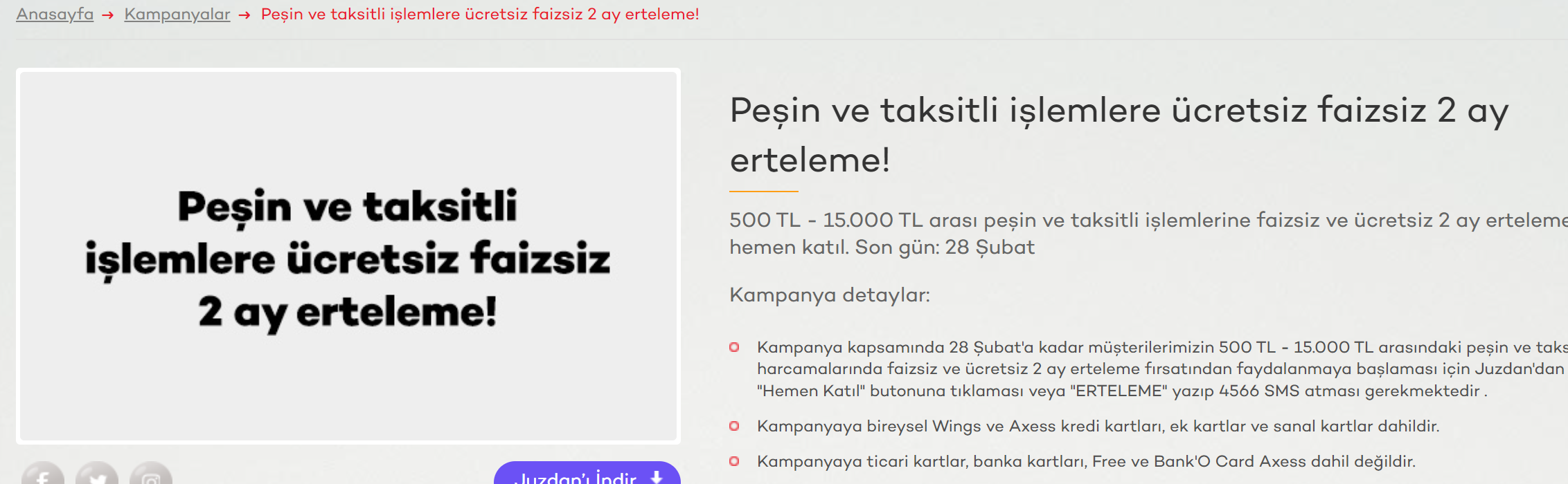 AXESS (JUZDAN) GENEL KAMPANYALAR (AXESS/WINGS/FREE/BANK'O) HAZİRAN 2024