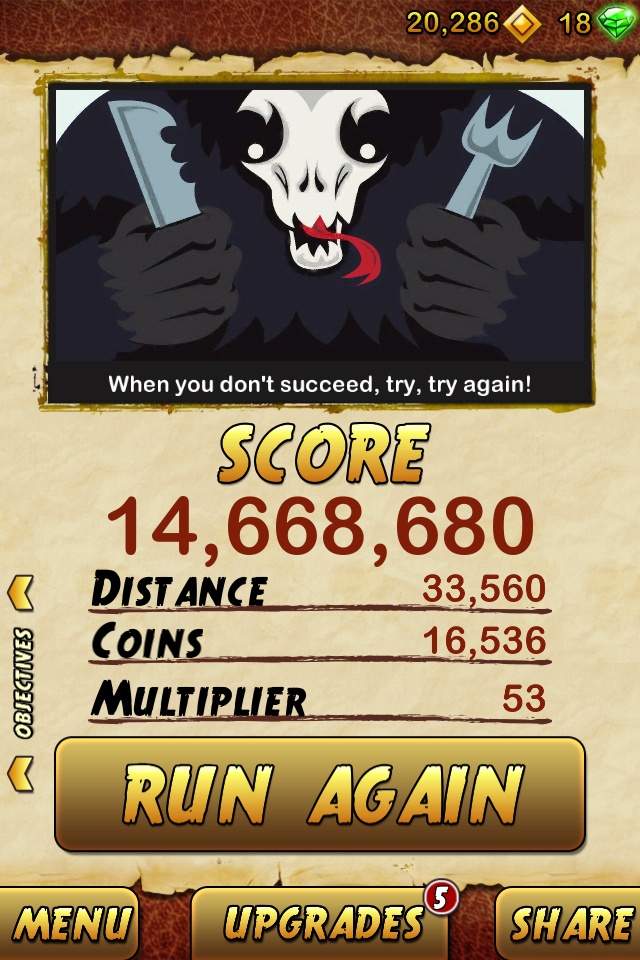 Temple Run 2 ile koşu kaldığı yerden devam ediyor