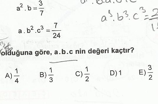  ÜSLÜ SAYILARLA İLGİLİ SORULARIM