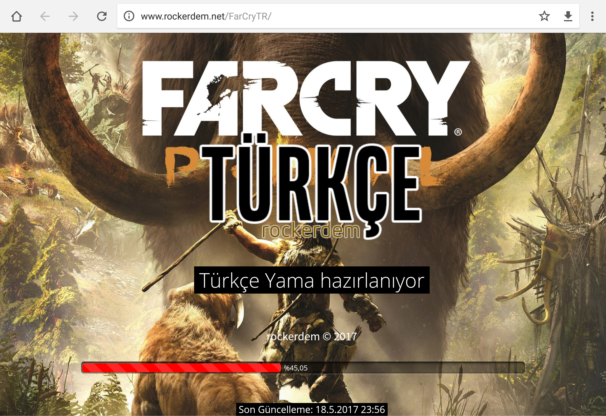 Far Cry Primal Türkçe Yama Çalışması Erdem Çatık - rockerdem - Çeviri Yayınlandı