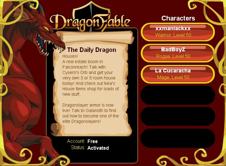  Dragon Fable(www.dragonfable.com)