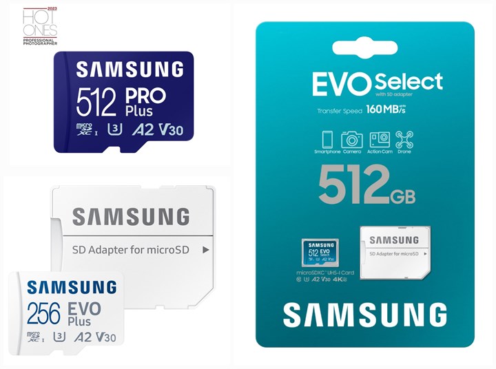 Samsung EVO microSD kartlar güncellendi