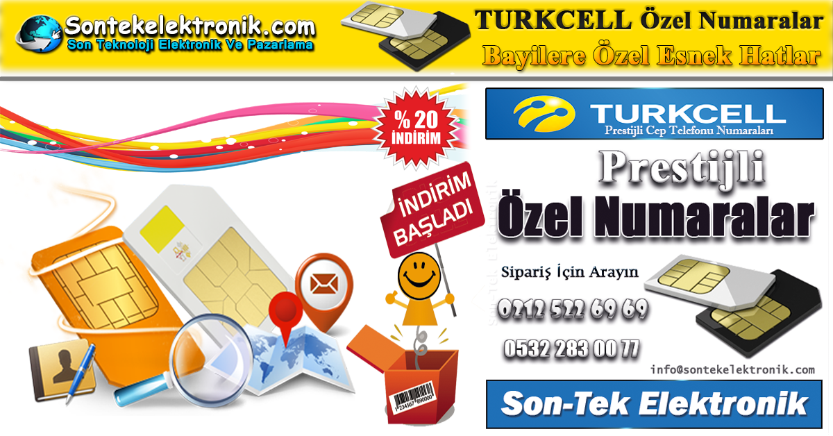 Özel Numaralar - Turkcell Özel Numara Satışı