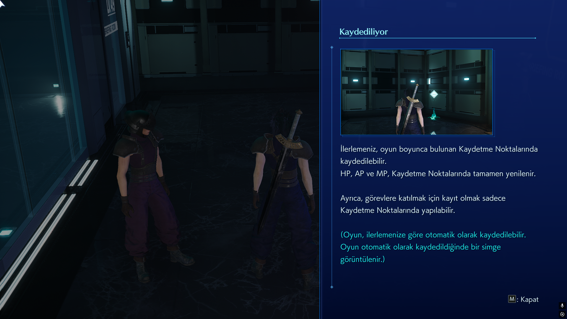 CRISIS CORE FF7 REUNION | PC + Nintendo Switch + PlayStation 4 (JB) Türkçe Yama