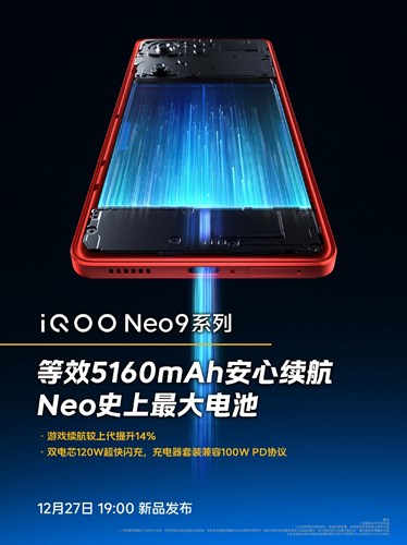 Lansmana sayılı günler kala iQOO Neo 9 serisinin batarya özellikleri onaylandı
