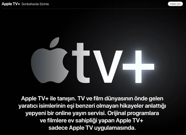 Apple'ın kendi dizi ve filmlerini yayınlayacağı TV+ servisi duyuruldu