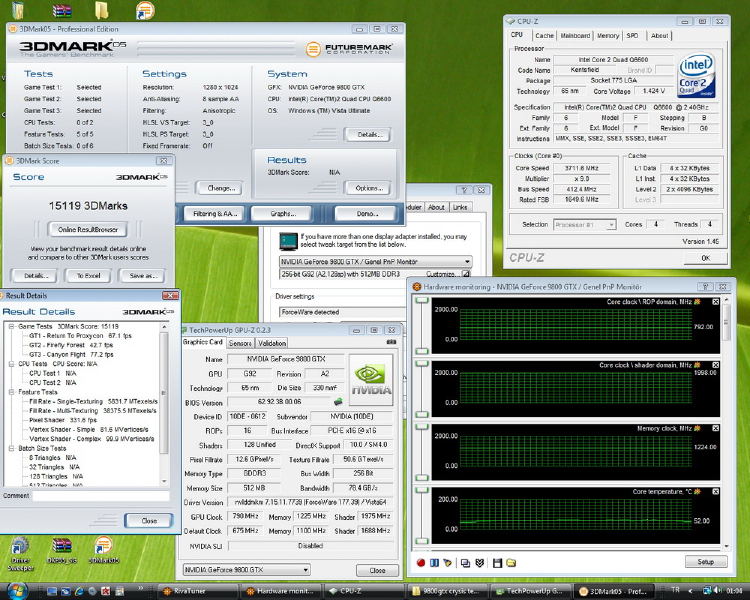  TR de ilk ATİ HD 4870 kullanıcı testleri Crysis, Vantage, COD4 , TDU, GRİD, DevilMayCry4, COD4