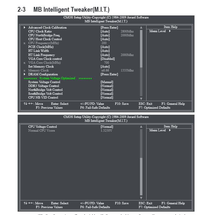  Phenom x4 945 MA-785GT-UD3H rev.1.0  Overclock Danışma