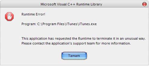  iTunes Error!!!