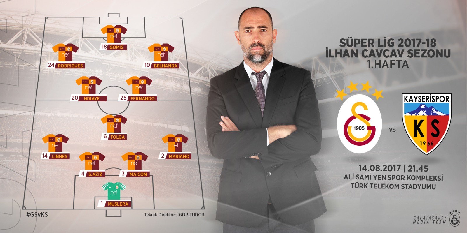 RESMİ İLK 11