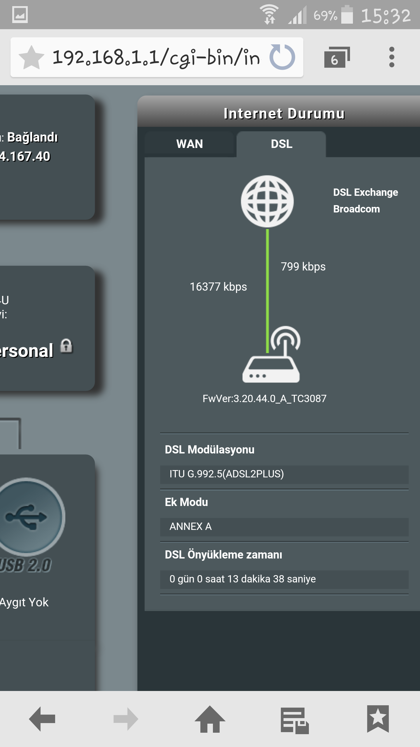  ADSL2+ 16 MBİT HIZ TESTLERİ MODEM DEĞERLERİ VE PROBLEMLERİ [GENEL BAŞLIK]