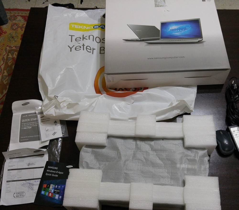 SAMSUNG ATIVBOOK, İ7 3630QM, 8GB RAM, 750GB HDD, GT630M