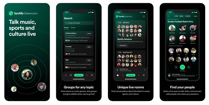 Clubhouse rakibi Spotify Geenroom beta sürecine başladı