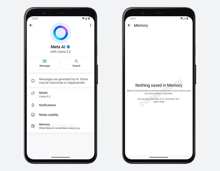 WhatsApp, Meta AI için yeni bir sohbet hafızası özelliği test ediyor
