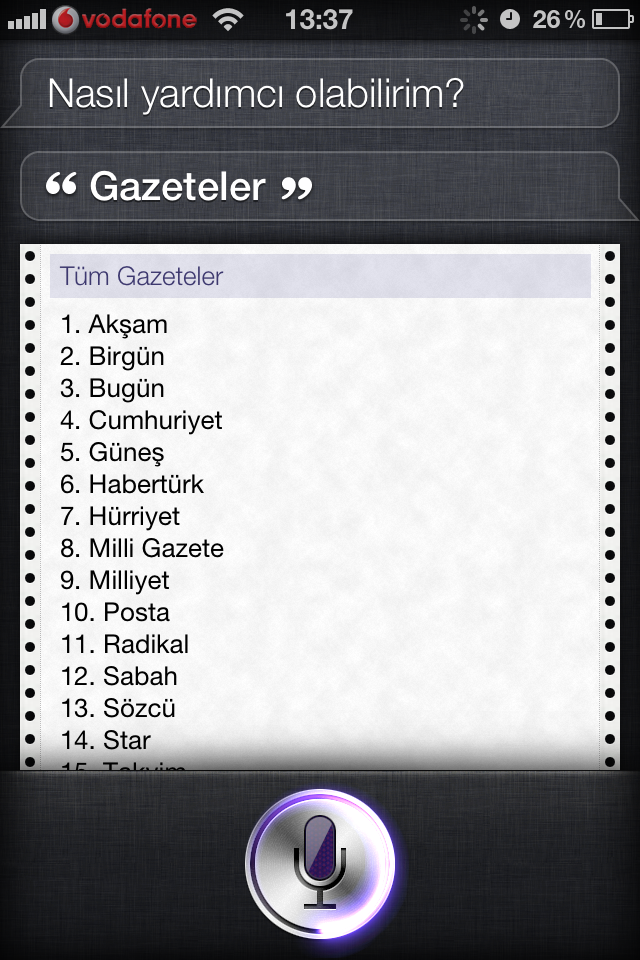  ~TÜRKÇE Siri ~ BEDAVA Yapımı VİDEOLU anlatım 25 ARALIK 2012 GÜNCELLENDİ