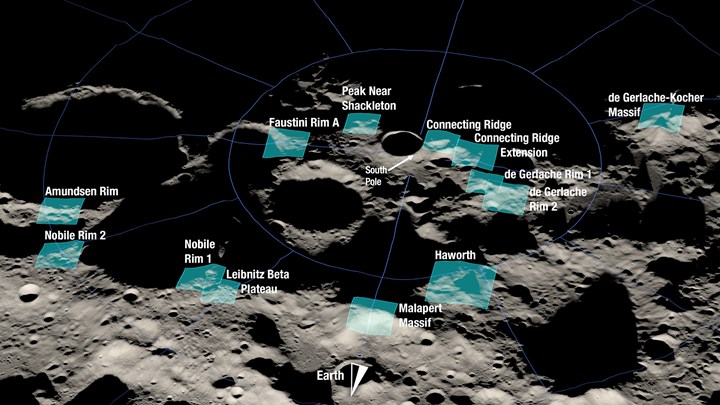 NASA, tarihi Artemis 3 insanlı görevinde keşfedeceği Ay bölgelerini açıkladı