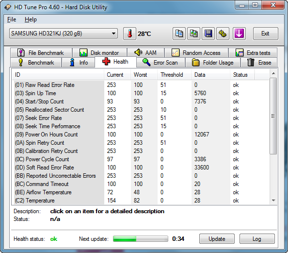  SAMSUNG 320GB 16MB 7200Rpm SATA2 HDD