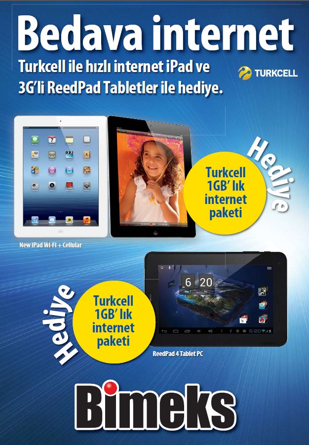  reedPAD4 3G Tablet PC yeni çıkmış fiyatı 349 TL Özellikleri nasıl