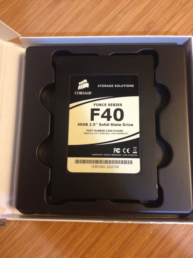  Corsair F40 40GB 2.5' Solid State Drive