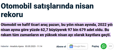 Sıfır araç satışına 'yüksek fiyat, aksesuar ve takas' düzenlemesi