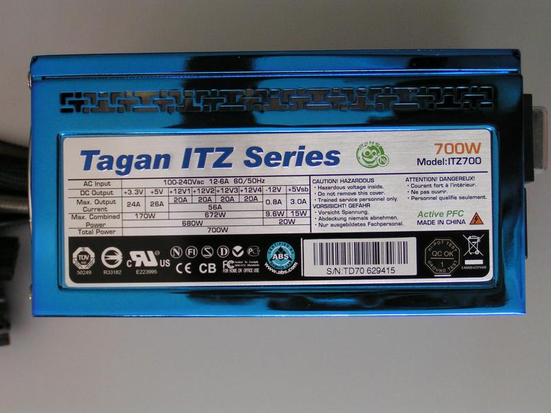  Türkiyede Tek MAVİ METALİK TAGAN 700w + Thermaltake Bigwater 745