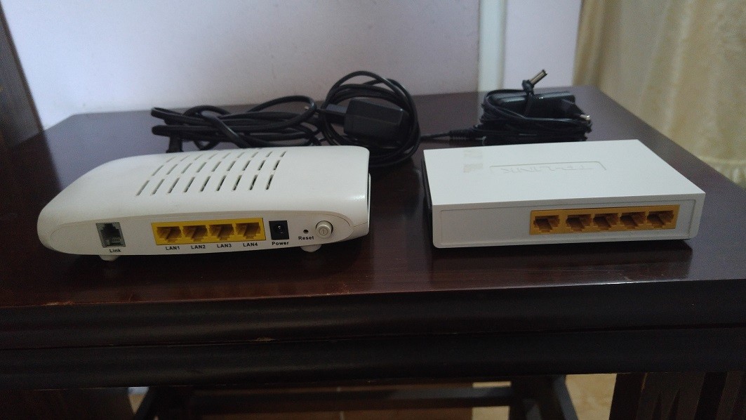 Inca modem+switch hediye