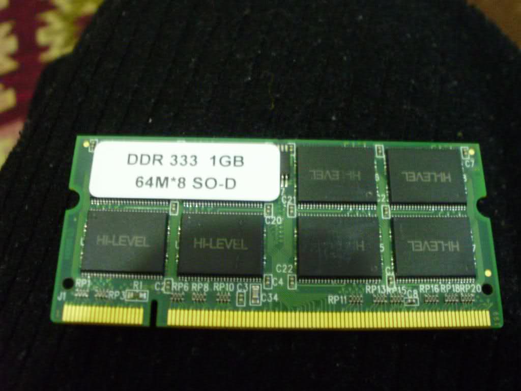  Satılık 1GB DDR333 Notebook Rami